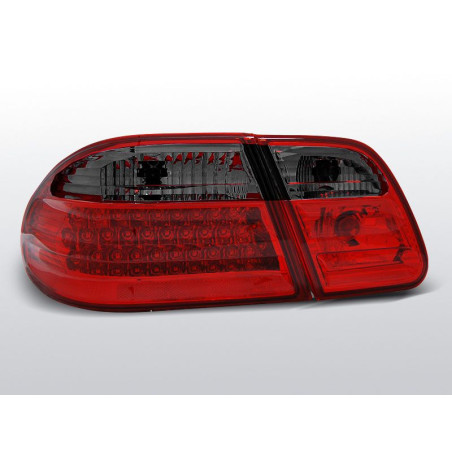 Feux Arrière Mercedes W210 95-03.02 à Leds Rouge/Fumé