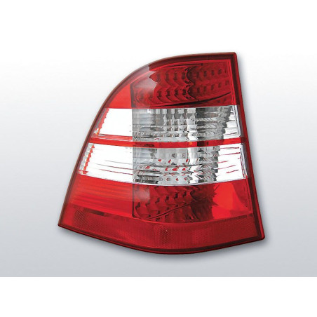 Feux Arrière Mercedes ML W163 03.98-05 à Leds Rouge/Clair