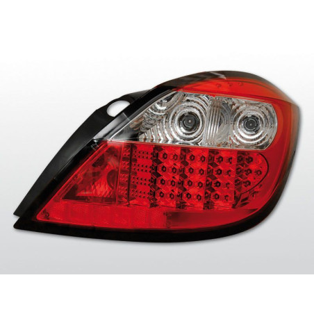 Feux Arrière Opel Astra H 5 ptes 03.04-09 à Leds Rouge