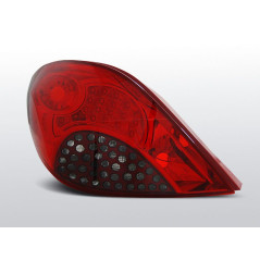 Feux Arrière Peugeot 207 3/5 ptes 05.06-06.09 à Leds Rouge/Fumé