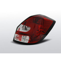 Feux Arrière Skoda Fabia II 07 à Leds/Lightbar Rouge