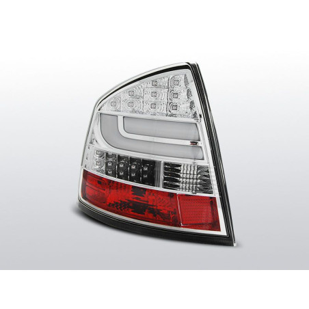 Skoda Octavia II Saloon 03.04 Rear Lights with Leds/Lightbar Chrome LDSK10 LDSK10 229,90 €