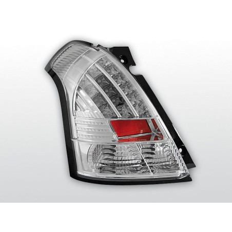 Feux Arrière Suzuki Swift 05.05-10 à Leds Chrome