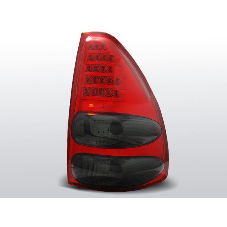 Feux Arrière Toyota Land Cruiser 120 03-09 à Leds Rouge/Fumé