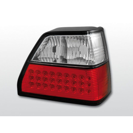 Feux Arrière VW Golf 2 08.83-08.91 à Leds Rouge/Clair