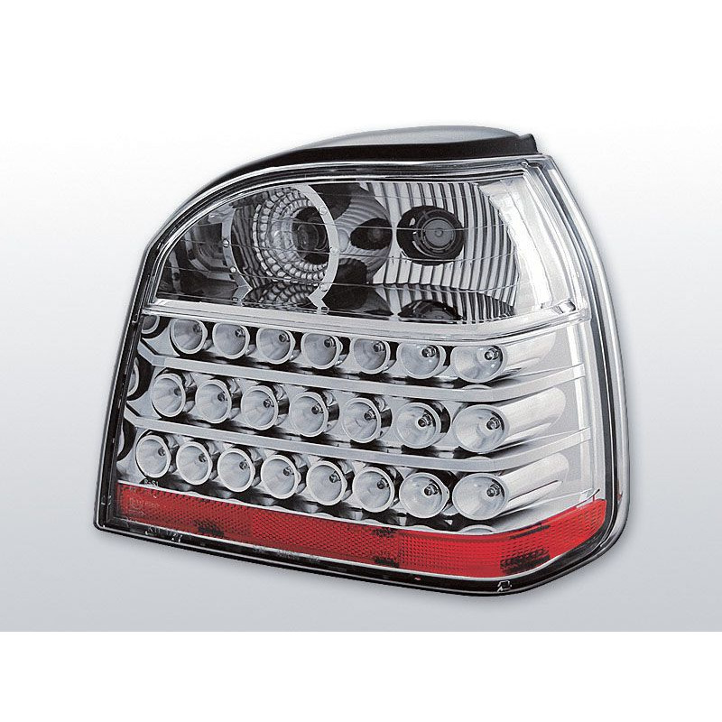 Feux Arrière VW Golf 3 09.91-08.97 à Leds Chrome