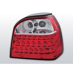 Feux Arrière VW Golf 3 09.91-08.97 à Leds Rouge/Clair