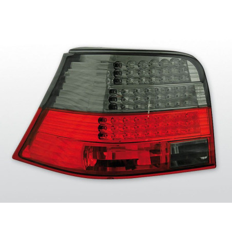 Feux Arrière VW Golf 4 09.97-09.03 à Leds Rouge/Fumé