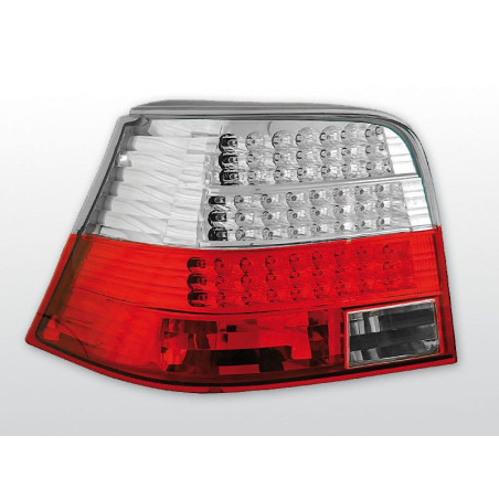 Feux Arrière VW Golf 4 09.97-09.03 à Leds Rouge/Clair