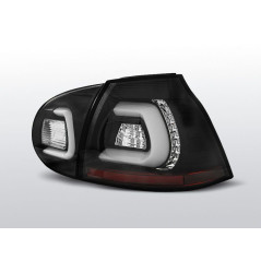 Feux Arrière VW Golf 5 10.03-09 à Leds/Lightbar Noir