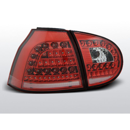 Feux Arrière VW Golf 5 10.03-09 à Leds Rouge