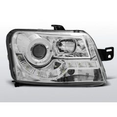 Phares Avant Daylight Fiat Panda 03- Chrome