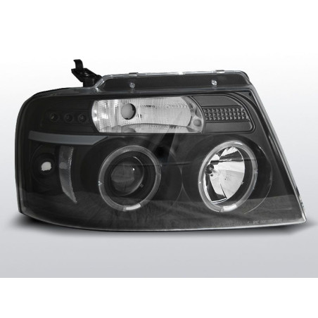 Angel Eyes Front Headlights Ford FORD F150 MK11 04-08 Black LPFO40 LPFO40 189,90 €