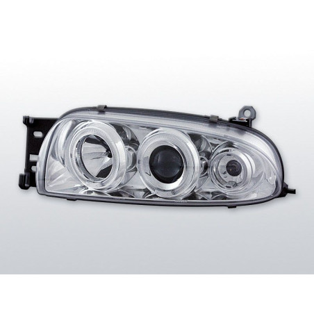 Angel Eyes Front Headlights Ford Fiesta MK4 10.95-08.99 Chrome LPFO07 LPFO07 179,90 €