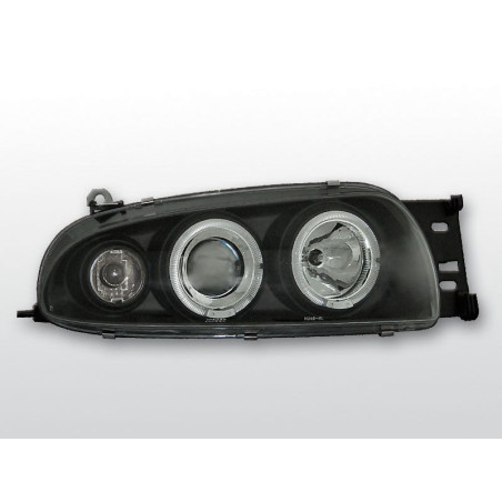 Angel Eyes Front Headlights Ford Fiesta MK4 10.95-08.99 Black LPFO15 LPFO15 179,90 €