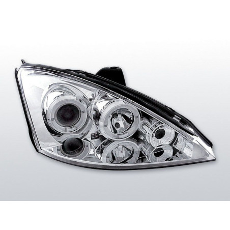 Angel Eyes Front Headlights Ford Focus 11.01-10.04 Chrome LPFO01 LPFO01 189,90 €