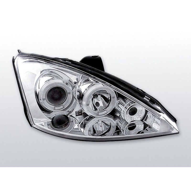 Angel Eyes Frontscheinwerfer Ford Focus 10.98-10.01 Chrom LPFO03