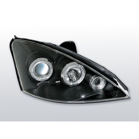 Phares Avant Angel Eyes Ford Focus 10.98-10.01 Noir Phares avant