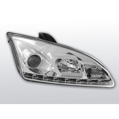 Phares Avant Daylight Ford Focus II 09.04-01.08 Chrome