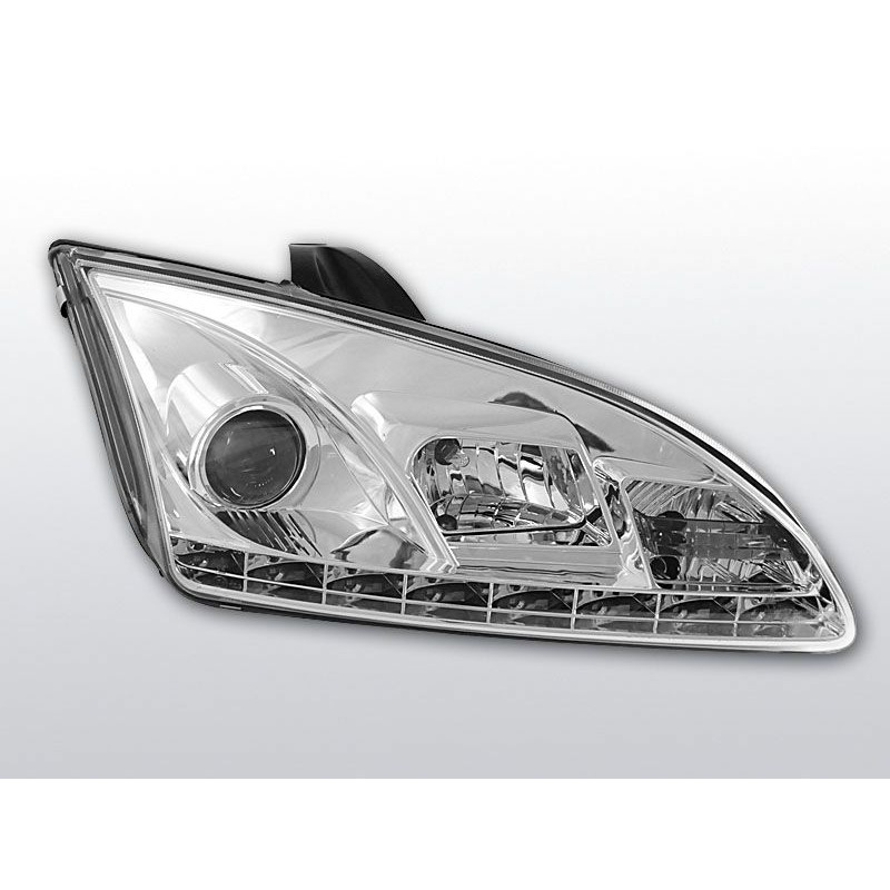 Vordere Tageslichtscheinwerfer Ford Focus II 09.04-01.08 Chrom LPFO20