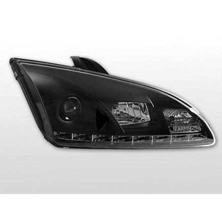 Phares Avant Daylight Ford Focus II 09.04-01.08 Noir