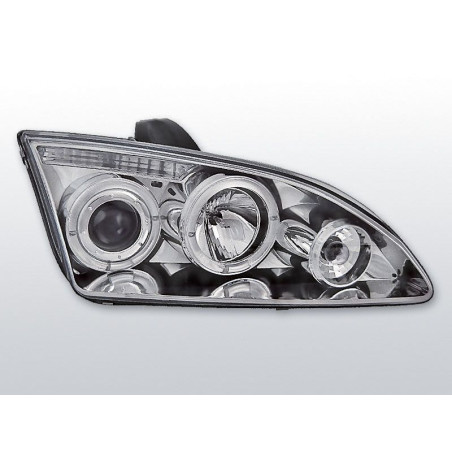 Angel Eyes Frontscheinwerfer Ford Focus II 09.04-01.08 Chrom LPFO13