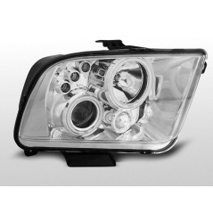 Headlights Angel Eyes Ford Mustang 04-09 Chrome LPFO30 LPFO30 229,90 €