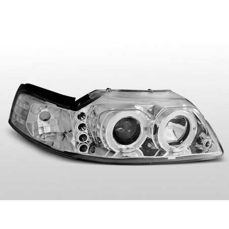 Headlights Angel Eyes Ford Mustang 98-04 Chrome LPFO32 LPFO32 189,90 €