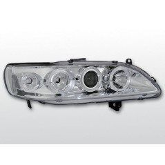 Phares Avant Angel Eyes Honda Accord (USA) 98-02 Chrome