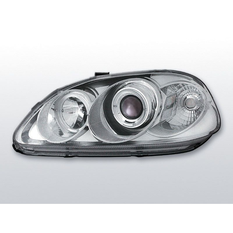 Angel Eyes Frontscheinwerfer Honda Civic 09.95-02.99 Chrom LPHO04