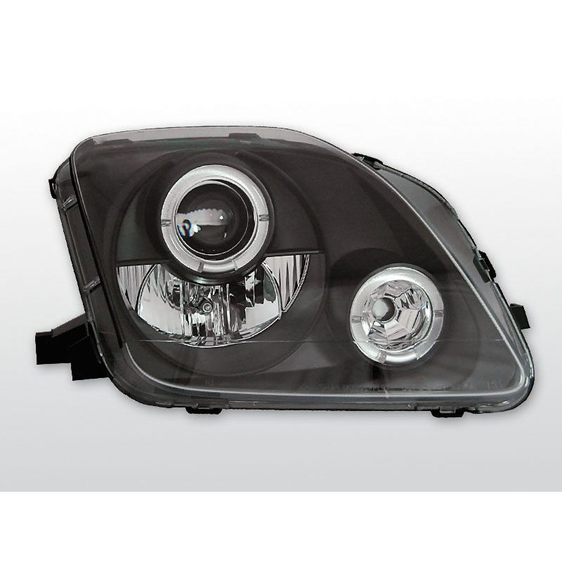 Angel Eyes Frontscheinwerfer Honda Prelude 02.97-01 Schwarz LPHO24