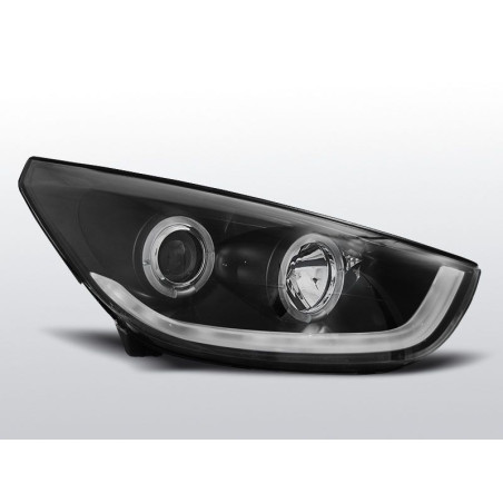 Phares Avant Tube Light Hyundai IX35 10-13 Noir