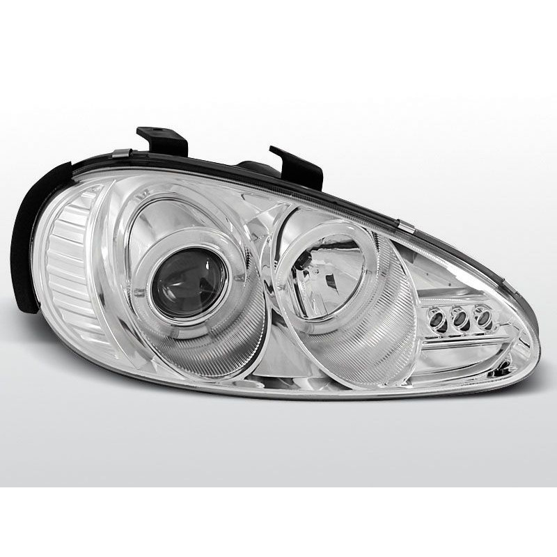 Phares Avant Angel Eyes Mazda 3 09-01.13 chrome