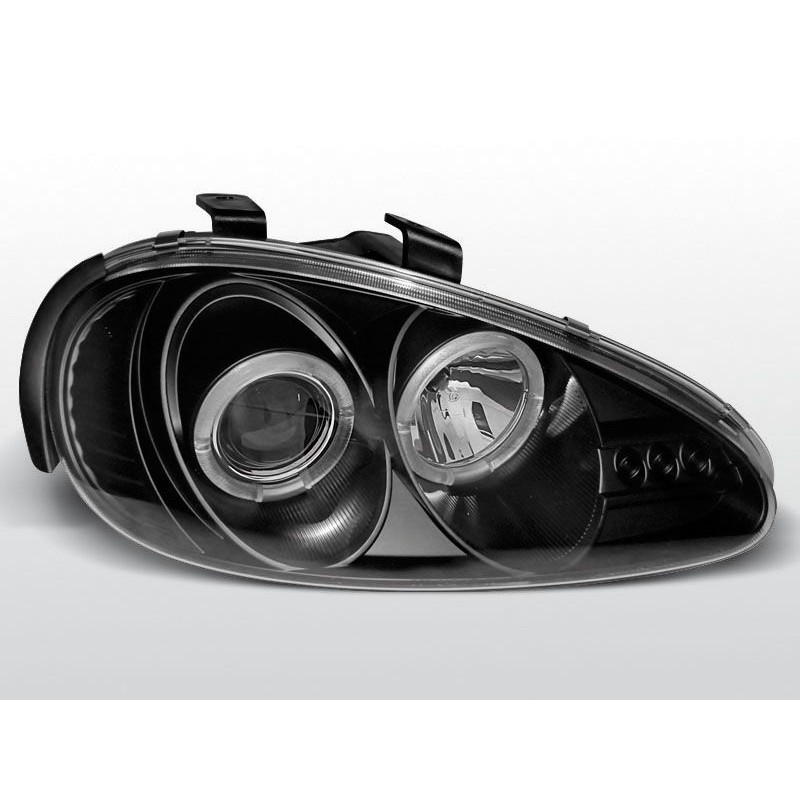 Phares Avant Angel Eyes Mazda 3 09-01.13 Noir