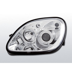 Phares Avant Angel Eyes Mercedes R170 SLK 04.96-04 chrome