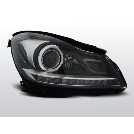 Mercedes W204 11- Black Front Headlights