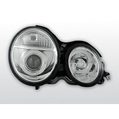 Phares Avant Angel Eyes Mercedes W210 95-05.99 Chrome