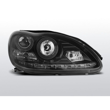 Phares Avant Daylight Mercedes W220 09.98-05.05 Noir