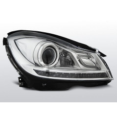 Phares Avant Daylight Mercedes W204 07-10 Chrome