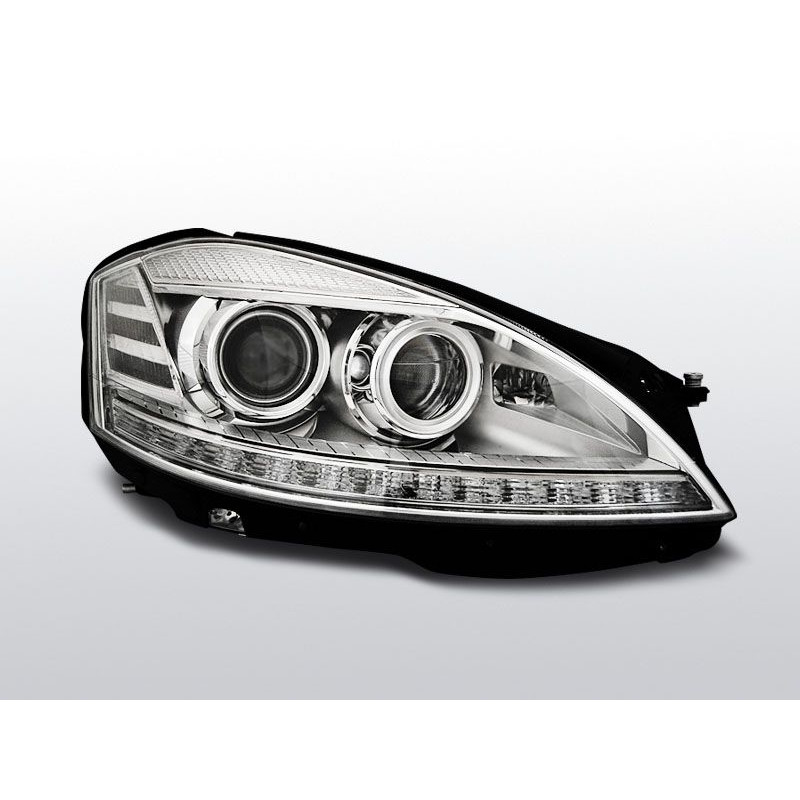 Phares Avant Xénon Daylight Mercedes W221 05-09 Chrome Phares avant