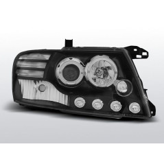 Angel Eyes Frontscheinwerfer Mitsubishi Pajero V60 01-06 Schwarz LPMI08