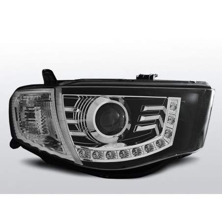 Phares Avant Daylight Mitsubishi L200 06-10 Noir