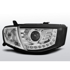 Phares Avant Daylight Mitsubishi L200 06-10 Chrome