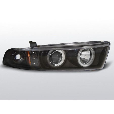 Angel Eyes CCFL Frontscheinwerfer Mitsubishi Galant 8 (EA0) 96-06 Schwarz LPMI14