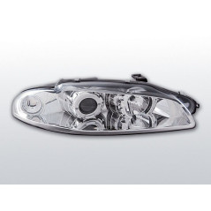 Phares Avant Angel Eyes Mitsubishi Eclipse 97-12.98 Chrome