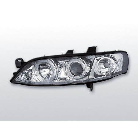 Headlights Angel Eyes Opel Vectra B 11.95-12.98 Chrome LPOP20 LPOP20 139,90 €