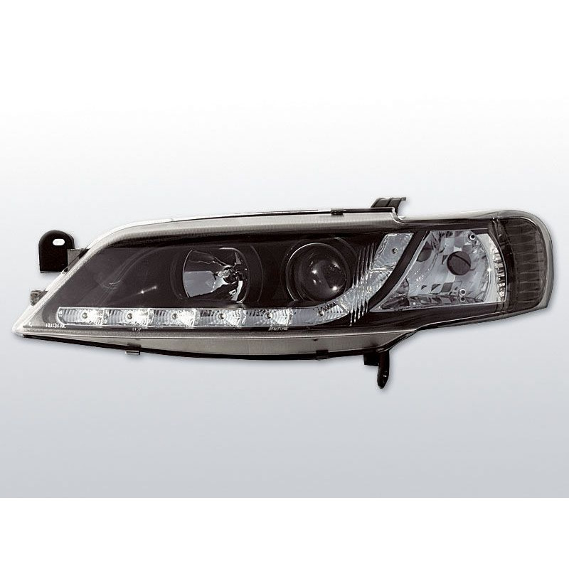 Phares Avant Daylight Opel Vectra B 11.95-12.98 Noir Phares avant