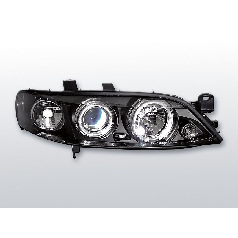 Angel Eyes Frontscheinwerfer Opel Vectra B 11.95-12.98 Schwarz LPOP21