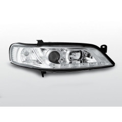 Headlights Daylight Opel Vectra B 01.99-03.02 Chrome LPOP47 LPOP47 219,90 €