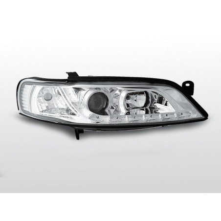 Headlights Daylight Opel Vectra B 01.99-03.02 Chrome LPOP47 LPOP47 219,90 €